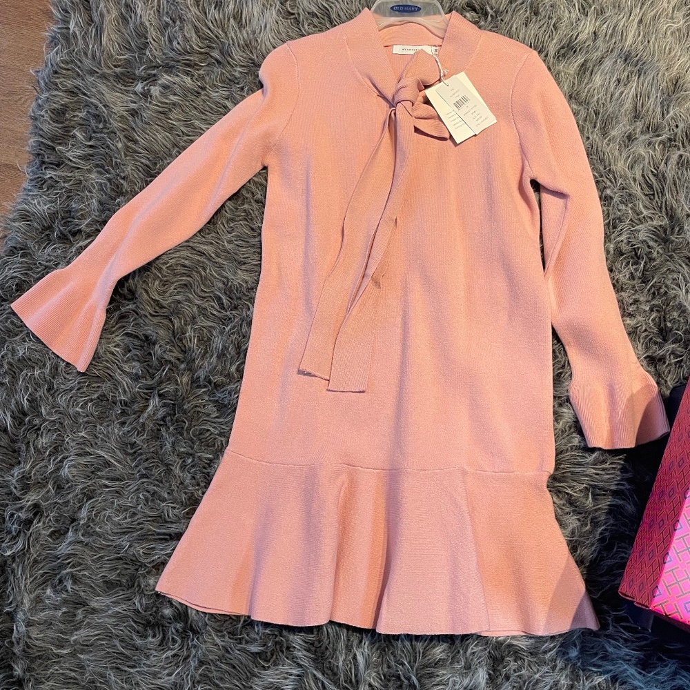 Pink Sweater Dress